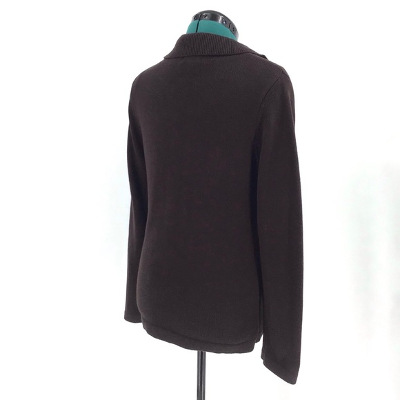 Variations Brown Cardigan with Rhinestones, Small - Picture 7 of 16